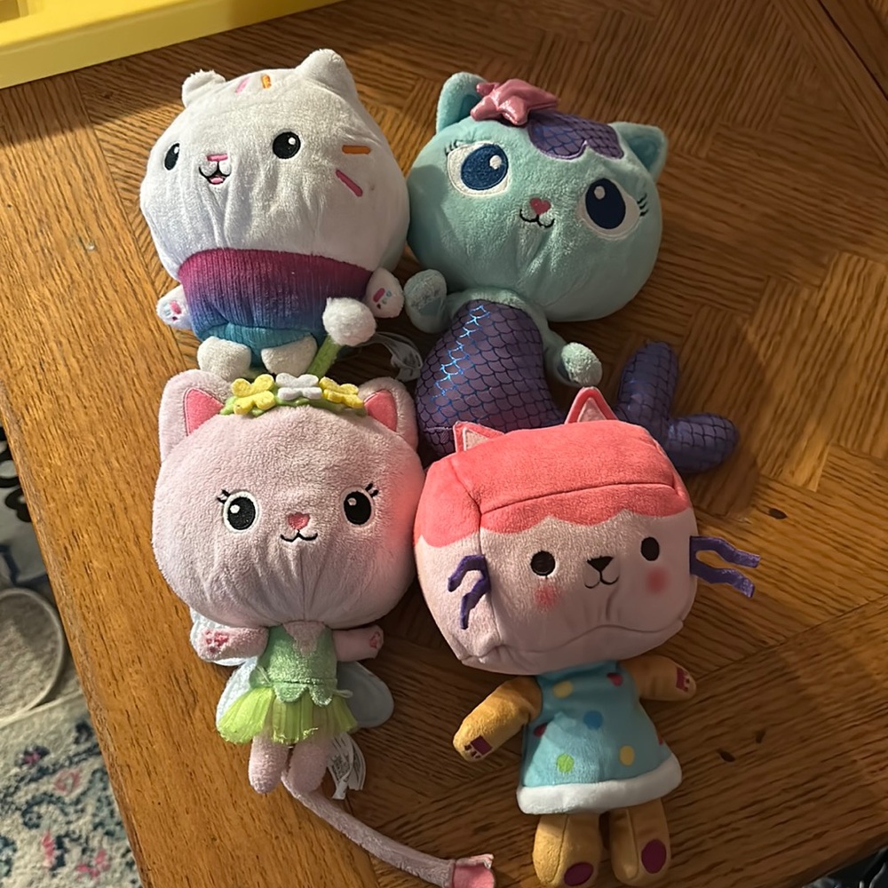 Gabbys Dollhouse Plush Lot